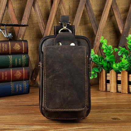 Leather Belt Bag for Men, Mens Waist Bag – image 10