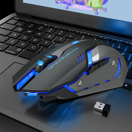 Wireless Charging Silent Gaming Mouse with Ergonomic Design | Precision Control for Gaming and Work