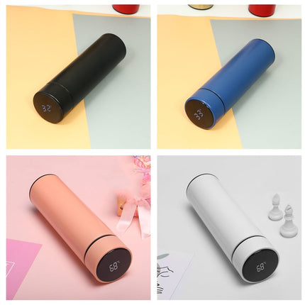 Intelligent Stainless Steel Water Bottle with LED Temperature Display | Leak-Proof Design for Perfect Hydration