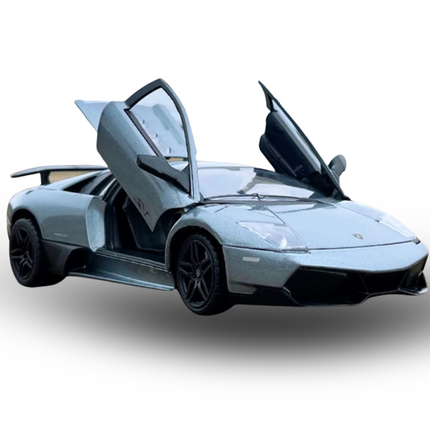 1:24 Murcielago Diecast Sports Car Model with Openable Doors | High-Simulation Collector's Piece for Automotive Enthusiasts