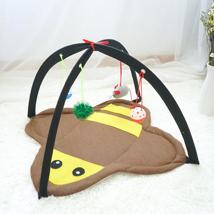 Interactive Cat Stick Toy Set with Feathers & Bells | Durable Fleece for Healthy Playtime and Stimulation