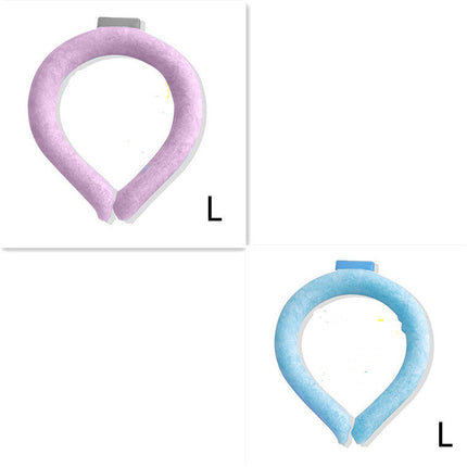Ice Neck Ring with Advanced Cooling Technology | Rechargeable Comfort for Heatstroke Prevention