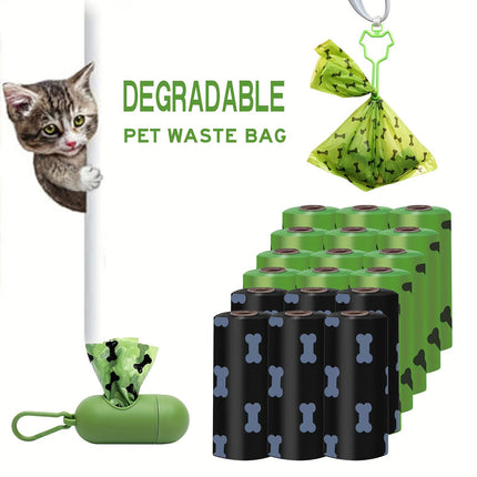 Biodegradable Dog Poop Bags with Double Thickness | Leak-Proof Design for Eco-Friendly Pet Waste Management