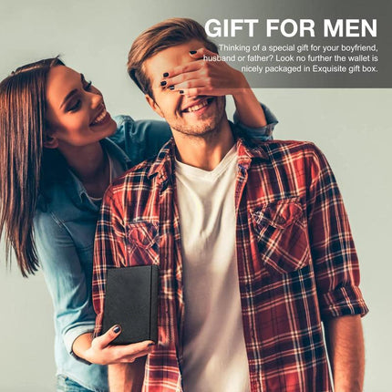 Mens Wallet, Card Holder Wallets for Men with Space for 7 Cards and Cash – image 9