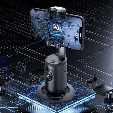 360° AI Face Tracking Gimbal Smartphone Holder for Vlogging | 8-Hour Battery Life & Easy Gesture Control