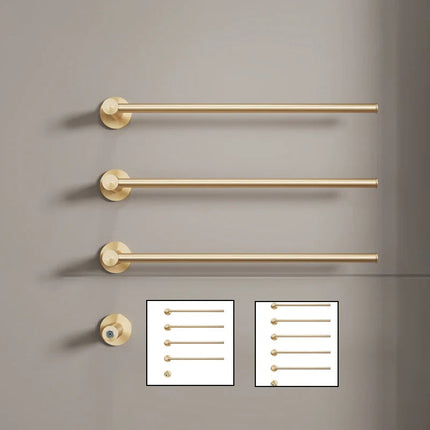 Electric Towel Warmer for Bathroom, Wall Mounted Heated Towel Rail, Stainless Steel Towel Rack with Hidden Installation