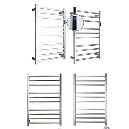 Towel Warmer Wall Mounted, Electric Towel Warmer with Timer, Heated Towel Rail with Temperature Control