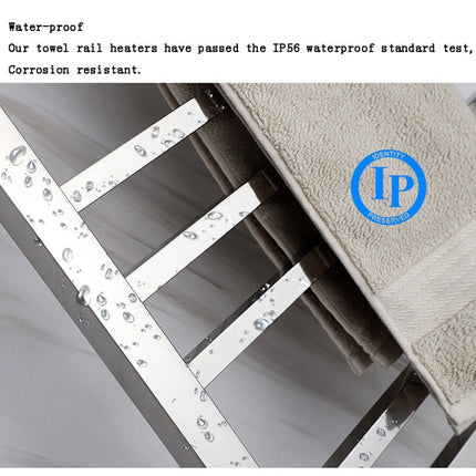 Stainless Steel Heated Towel Rail – image 6