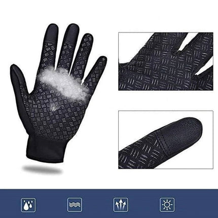 Rechargeable Heated Gloves, Waterproof Winter Gloves with Windproof Shell