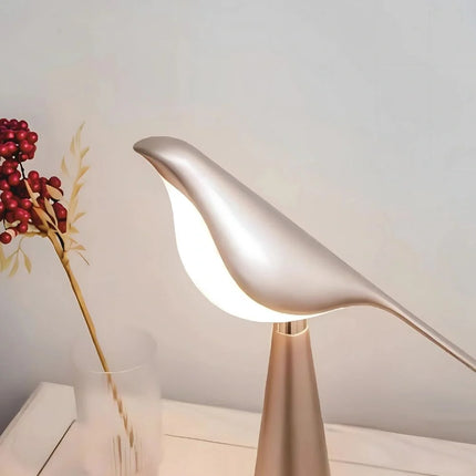 Serene Magpie Light with Adjustable Brightness Modes | Whimsical Acrylic and Metal Design for Versatile Ambiance