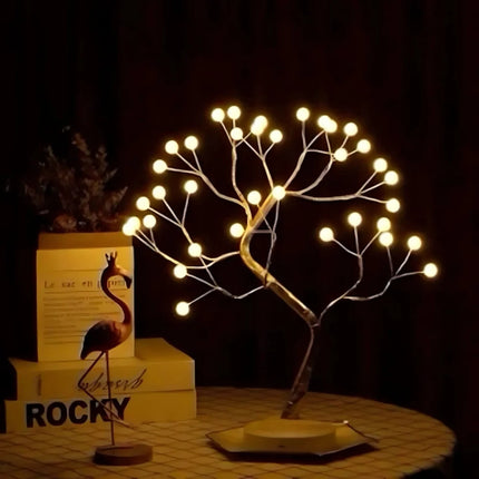 Fairy Tree Decorative LED Light with Fully Adjustable Branches | Cozy Warm White Glow for Home and Garden Decor