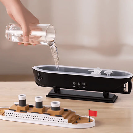 Titanic Humidifier with Ultrasonic Technology & Remote Control | Elegant Air Quality Booster for Health and Relaxation