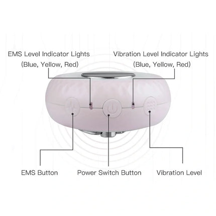 Red Light Therapy Face Device with EMS Technology & Vibration Massage | Anti-Aging and Acne Treatment for Glowing Skin