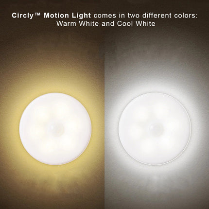 Motion Sensor LED Light with Easy Installation | Battery or USB Rechargeable for Energy-Saving Home Lighting