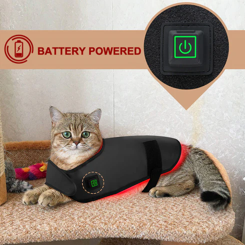 Red Light Therapy Wrap for Dogs and Cats, Infrared Red Light Therapy for Dogs