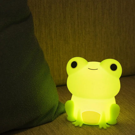 SqueezeBuddies Night Light with Adjustable Brightness | Portable Rechargeable Light for Cozy Bedtime Atmosphere