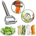 Potato Peeler Stainless Steel, Julienne Peeler for Vegetables, Dual Blade Vegetable Peeler for Carrots and Potatoes