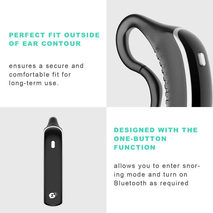 Bluetooth Anti-Snoring Device with Bone Conduction Technology | Sleep Aid for Improved Rest and Reduced Snoring
