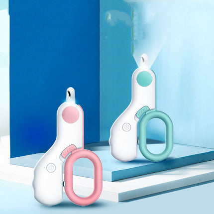 LED Pet Nail Clipper with Bright Lights & Ergonomic Design | Safe Grooming Tool for Precise Trimming