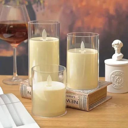 Flameless Candles with Remote, Battery Operated Candles in Glass – image 7