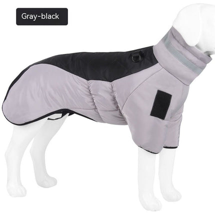 Warm Waterproof Pet Coat with Thickened Insulation | Comfortable and Stylish Winter Jacket for Dogs