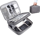 Electronic Organizer Travel Cable Bag with Double Layer Design | Waterproof Storage for Accessories and Gadgets