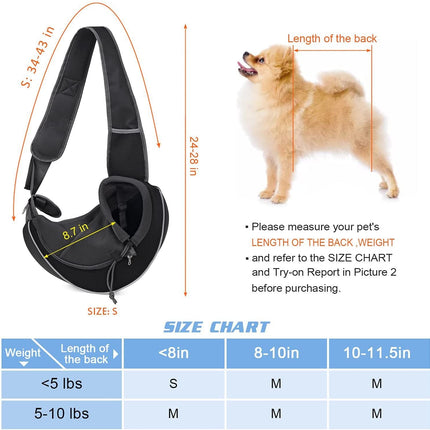 Portable Pet Carrier Crossbody Bag for Dogs and Cats | Durable, Breathable Design for Safe Travel