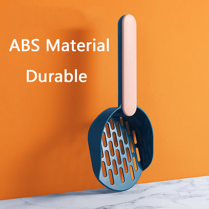 Multifunctional Pet Litter Shovel with Hidden Garbage Bag Storage | Efficient Cleanup Tool for Cat Owners