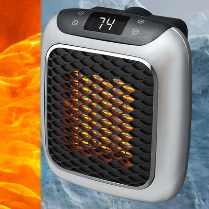 Space Heater for Indoor Use, Portable Heater with Timer and Tip Over Protection, Small Electric Heater for Office