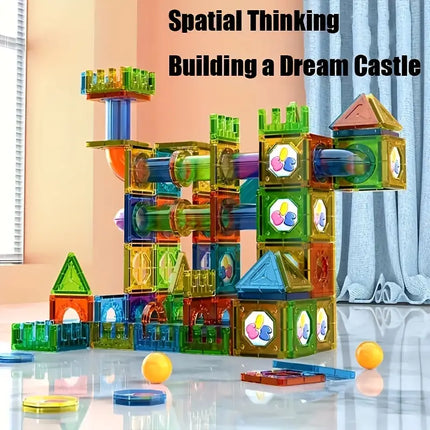 Magnetic Building Blocks Set, Magnetic Toddler Toys for Ages 2 and Up