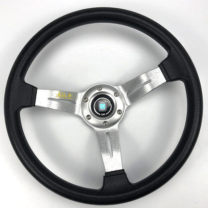 PU Racing Steering Wheel for Car Modification with Hand-Sewn Design | Enhanced Grip and Comfort for Optimal Control