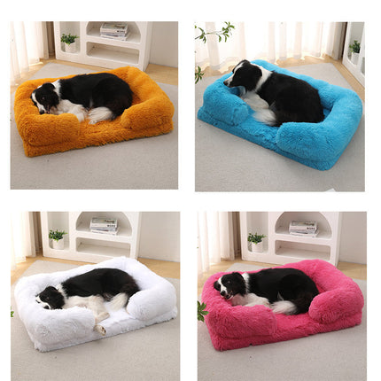 Plush Round Pet Bed in Various Colors & Sizes | Cozy Design for All Dog Breeds