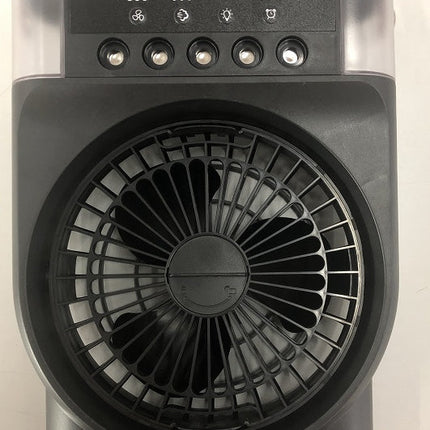 Portable USB Air Cooler with Adjustable Fan and 7-Color LED Lights | Personal Comfort for Home and Office