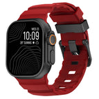 Red  Band -Black Buckle / 49mm/46mm/45mm/44mm