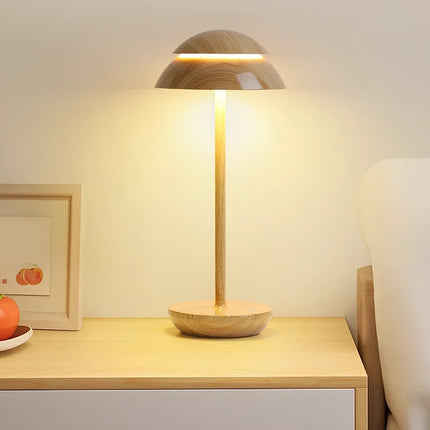 Cordless Scandinavian Table Lamp with Touch-Controlled Dimming | Rechargeable Lighting for Home Decor