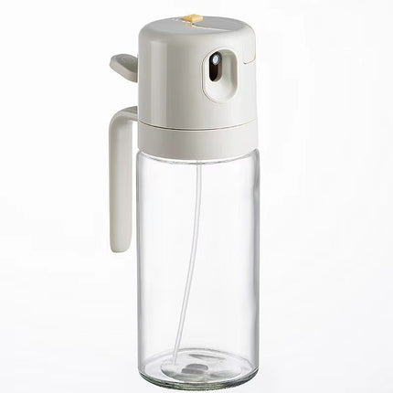 Olive Oil Spray Bottle with One-Handed Operation | 550ml Dispenser for Healthy Cooking and Precise Measurements