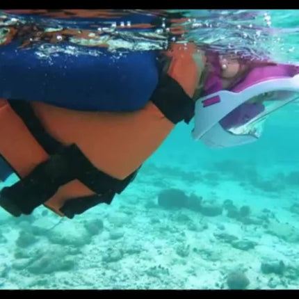 Full Face Snorkel Mask with 180 Degree View, Snorkeling Gear with Dry Top Snorkel – image 10