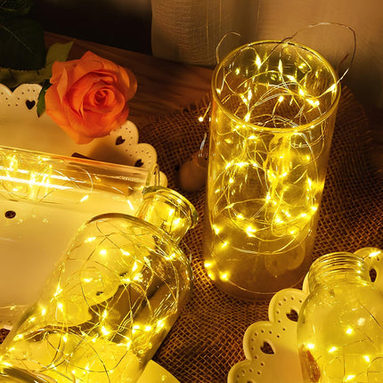 Solar String Fairy Lights with Waterproof Design | Eco-Friendly LED Decor for Garden and Patio Ambiance