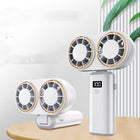 USB Rechargeable Handheld Mini Fan with 5 Speed Settings | Compact Foldable Design for On-the-Go Cooling