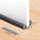 Door Weather Stripping, Under Door Draft Stopper, Soundproof Door Bottom Seal for Dust and Bugs
