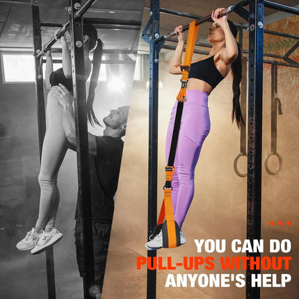 Resistance Bands for Pull Ups, Pull Up Assist Band with Double Foot Support