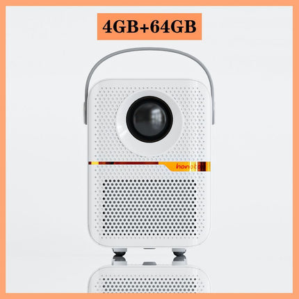 High-Quality Mini Portable LCD Projector with 1280x720 Resolution | Efficient 400 Lumens for Indoor and Outdoor Use
