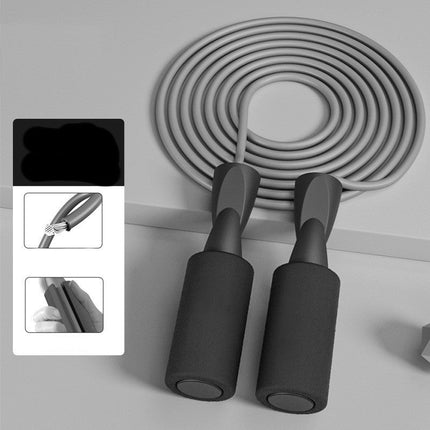 Wireless Dual-Use Skipping Rope with Durable PVC Design | Fashionable Workout Tool for Fitness Enthusiasts