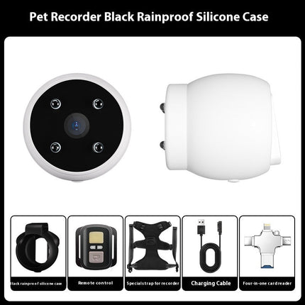Pet Tracker Collar with 170° Ultra-Wide Camera | Real-Time GPS Monitoring for Dogs and Cats
