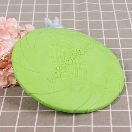 Plastic Dog Frisbee Training Set in Orange, Purple & Green | Durable Anti-Bite Toys for Interactive Play