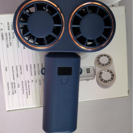 USB Rechargeable Handheld Mini Fan with 5 Speed Settings | Compact Foldable Design for On-the-Go Cooling