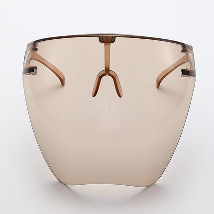 Shield Sunglasses for Women, Wraparound Sunglasses for Men, Full Face UV400 Sunglasses for Beach and Travel