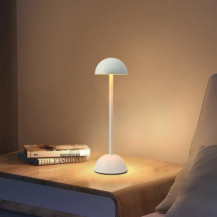Cordless Nordic Minimalist Table Lamp with Dimmable Lighting | Sleek Iron Design for Cozy Atmospheres