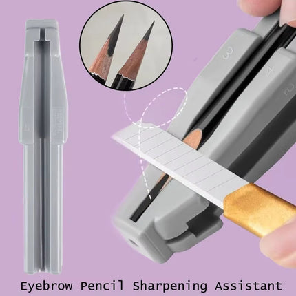 Manual Pencil Sharpener for Artists, Colored Pencil Sharpener with Long Point Blade – image 4
