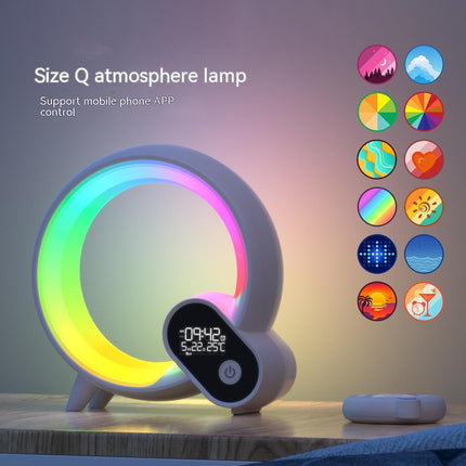 Sunrise Alarm Clock with Bluetooth Speaker & Mood Lighting | Wake Up Refreshed with Customizable Colors